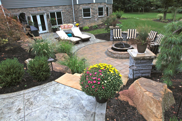 Tiered Walkout Basement Patio